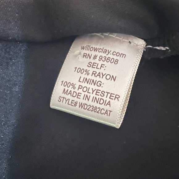 Willow and clay women’s dress black size small - Picture 8 of 10